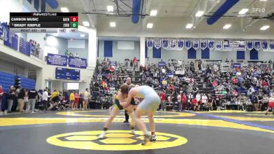 165 lbs Cons. Round 4 - Brady Kimple, Evergreen vs Carson Music, Bath