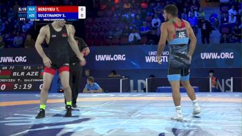 77 kg 1/2 Final - Tsimur Berdyieu, Belarus vs Sanan Suleymanov, Azerbaijan