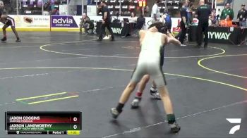 60 lbs Cons. Round 4 - Jaxon Coggins, Sanford Meridian vs Jaxson Langworthy, Reed City Youth Wrestling