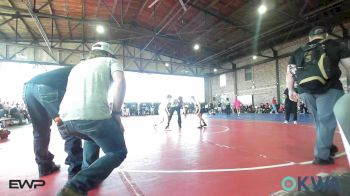 80 lbs Quarterfinal - Liam Wright, Broken Arrow Wrestling Club vs Jesse Crowell, Salina Wrestling Club