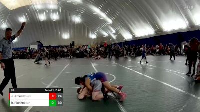 96 lbs Round 4 (10 Team) - Rykr Plunket, DWA vs Jordyn Jimenez, Michigan Gold Pittbulls