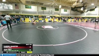 160 lbs Quarterfinal - Kian Frey, Gorilla Wrestling Club, Inc. vs Gabriel Banister, Natrona Colts