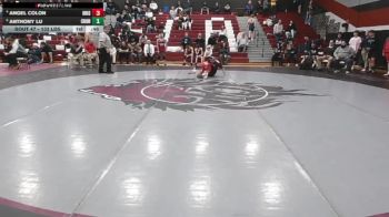 133 lbs 3rd Place - Angel Colon, Bristol vs Anthony Lu, Church Farm School