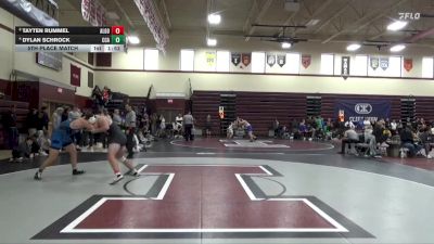 215 lbs 5th Place Match - Tayten Rummel, Algona vs Dylan Schrock, Clear Creek-Amana