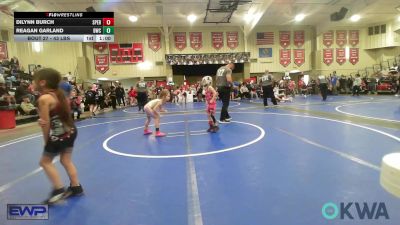 43 lbs Rr Rnd 1 - Dilynn Burch, Sperry Wrestling Club vs Reagan Garland, Berryhill Wrestling Club