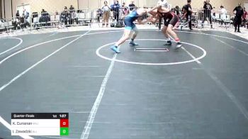 156 lbs Quarterfinal - Kobe Cunanan, Valiant College Prep vs Ian Zawadzki, All In Wr Ac