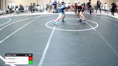 156 lbs Quarterfinal - Kobe Cunanan, Valiant College Prep vs Ian Zawadzki, All In Wr Ac