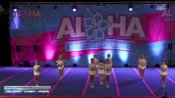 Celebrity Cheer - VOGUE [2025 L1 Senior - D2] 2025 Aloha Trenton Showdown