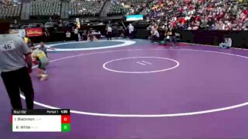 132 lbs Quarterfinal - Boden White, Pueblo County vs Isaiah Blackmon, Lewis Palmer