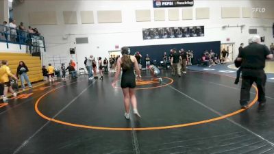 123-132 lbs Round 1 - Olivia Wenzel, Greybull/Riverside vs Stevie French, Cody Middle School