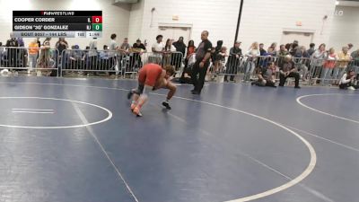 144 lbs Round Of 128 - Cooper Corder, IL vs Gideon "3G" Gonzalez, NJ