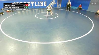 140 lbs Round 2 - Rachel Jensen, Champions Wrestling Club vs Amelia Roennebeck, Syracuse (Girls)