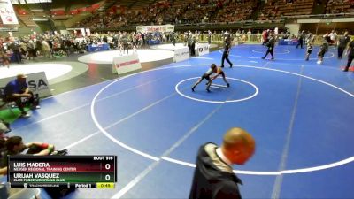 70 lbs Quarterfinal - Urijah Vasquez, Elite Force Wrestling Club vs Luis Madera, NexGen Regional Training Center