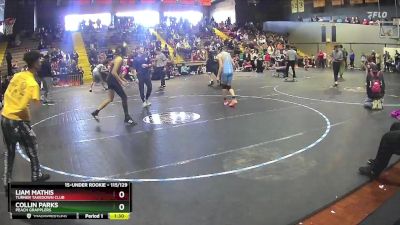 115/129 Cons. Semi - Collin Parks, Peach Grapplers vs Liam Mathis, Turner Takedown Club