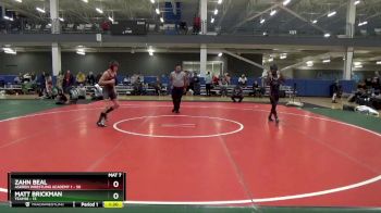 110 lbs Round 2 (16 Team) - Zahn Beal, Askren Wrestling Academy 1 vs Matt Brickman, TEAM16