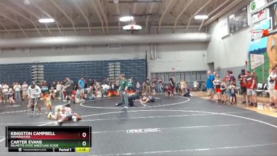 143/150 Round 2 - Kingston Campbell, MatMonstars vs Carter Evans, Palmetto State Wrestling Acade