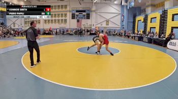 138 lbs Quarterfinal - Connor Smith, Laurel H S vs Piero Papili, Delaware Military Academy