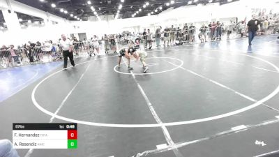 87 lbs Rr Rnd 2 - Frankie Hernandez, Total Kaos vs Adrian Resendiz, Aniciete TC