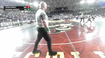 Girls 3A 100 lbs Semifinal - Georgina Johnson, Peninsula (Girls) vs Jhansi Sakelli, Sammamish (Girls)