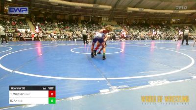 110 lbs Round Of 32 - Talon Weaver, Unaffiliated vs Brian An, Hub City Wrestling