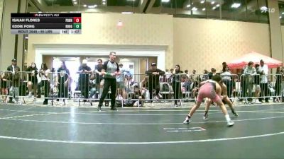 95 lbs Round Of 16 - Isaiah Flores, Pounders WC vs Eddie Fong, Rough House