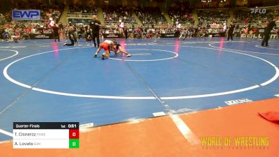 61 lbs Quarterfinal - Thomas Cisneroz, Powerhouse Wrestling vs Anthony Lovato, Summit Wrestling Academy