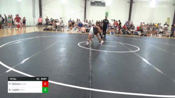 157 lbs Consolation - Pason Dotson, Okwa vs Alonzo Lopez, Ruthless Crew