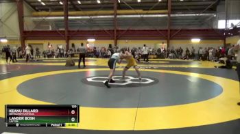 120 lbs Cons. Round 5 - Keanu Dillard, Bethlehem Catholic vs Lander Bosh, Layton