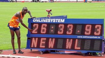 Jacob Kiplimo Runs Top Ten ALL-Time 10K In Ostrava