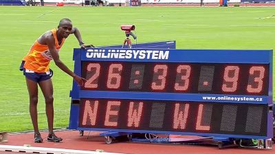 Jacob Kiplimo Runs Top Ten ALL-Time 10K In Ostrava