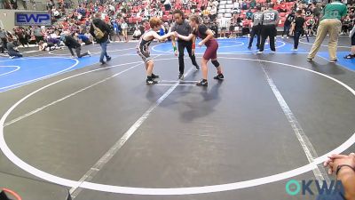 100 lbs Consi Of 8 #1 - Jemma Patteson, IRONMEN Wrestling Club vs Payton Brashers, Gentry Youth Wrestling