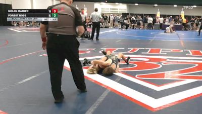 106 lbs Consi Of 64 #2 - Nolan Mather, VA vs Forest Rose, NJ