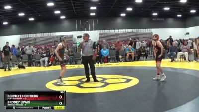 90 lbs 2nd Wrestleback (8 Team) - Bennett Hoffberg, Fort Hammers vs Brodey Lewis, Refuse To Lose