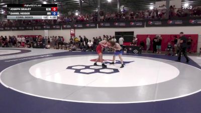 74 kg Cons. Semis - Joseph Sealey, NLWC/TMWC vs Daniel Heiser, Askren Wrestling Academy