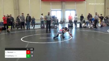 49 lbs Quarterfinal - Logan Noonan, Junior Terps ES vs Parker Anthony, Edge ES