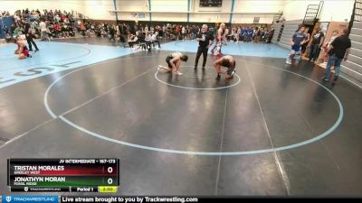 167-173 lbs Round 1 - Tristan Morales, Greeley West vs Jonathyn Moran, Fossil Ridge