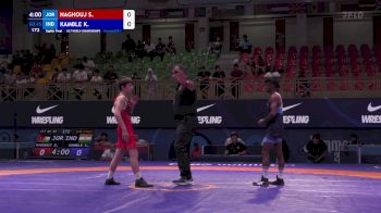 45 kg 1/8 Final - Sanad Naghouj, Jordan vs Kedar Kamble, India