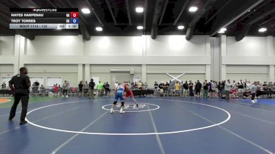 132 lbs Cons. Round 1 - Hayes Harpenau, GA vs Troy Torres, CA