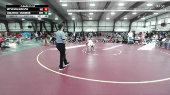 120 lbs Round 6 (8 Team) - Chaetton Osborne, North Sanpete vs Jaymison Nielson, Manti