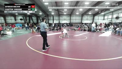 120 lbs Round 6 (8 Team) - Chaetton Osborne, North Sanpete vs Jaymison Nielson, Manti