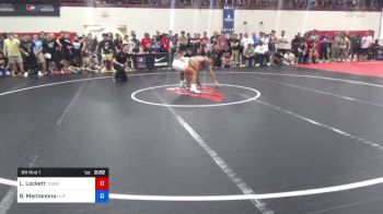 74 kg Rr Rnd 1 - Ladarion Lockett, Cowboy RTC vs Beau Mantanona, Cliff Keen Wrestling Club