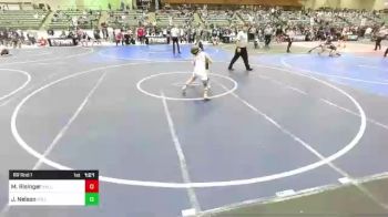 100 lbs Rr Rnd 1 - Marek Risinger, Valley Vandals vs Jerett Nelson, Willits Grapplin Pack