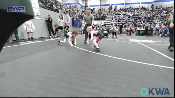 60 lbs Semifinal - Riggs Smith, Hinton Takedown Club vs Tucker Mcglamery, Noble Takedown Club