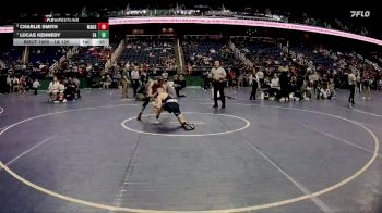 1A 120 lbs Cons. Round 1 - Charlie Smith, Mount Airy High School vs Lucas Kennedy, Eastern Randolph High School