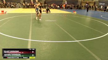 150 lbs Champ. Round 1 - Elliot Xayavong, WML (Windom/Mountain Lake) vs Hayden Thompson, STMA (St. Michael/Albertville)