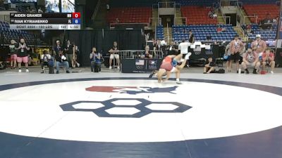 150 lbs Cons. Sub-rd Of 16 - Aiden Graner, Minnesota vs Ivan Kyrianenko, Florida