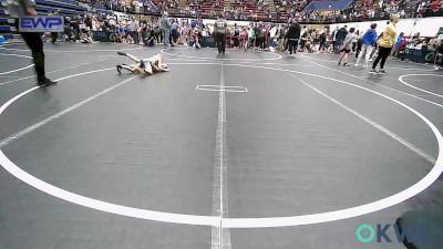 55 lbs Round Of 32 - Adaley Ballard, Comanche Takedown Club vs Sir McMullen, Bridge Creek Youth Wrestling