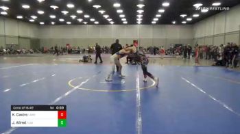 157 lbs Consolation - Kristopher Castro, Lawc vs Jace Allred, Team Tulsa Wrestling Club