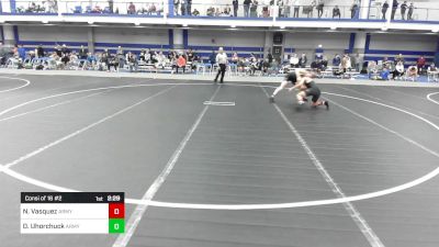 133 lbs Consi Of 16 #2 - Nain Vasquez, Army-West Point vs Danny Uhorchuck, Army-West Point