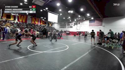 113 lbs Cons. Round 1 - Dominic Hernandez, San Dimas vs Ayden Chaidez, Warren